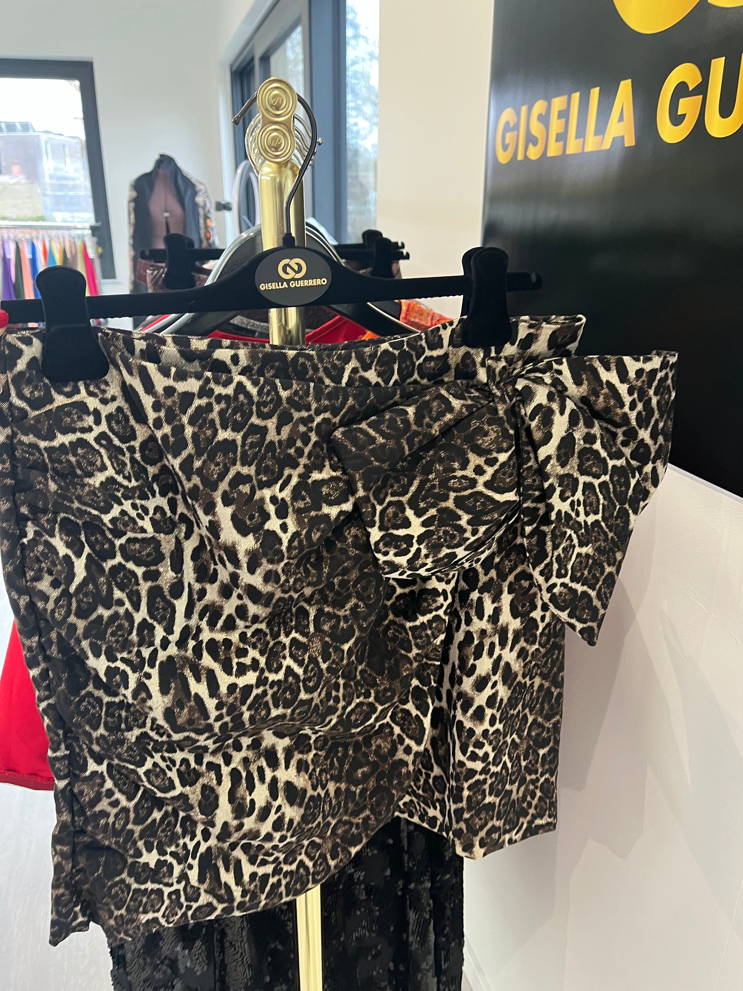 GG021: Animal Print Skirt