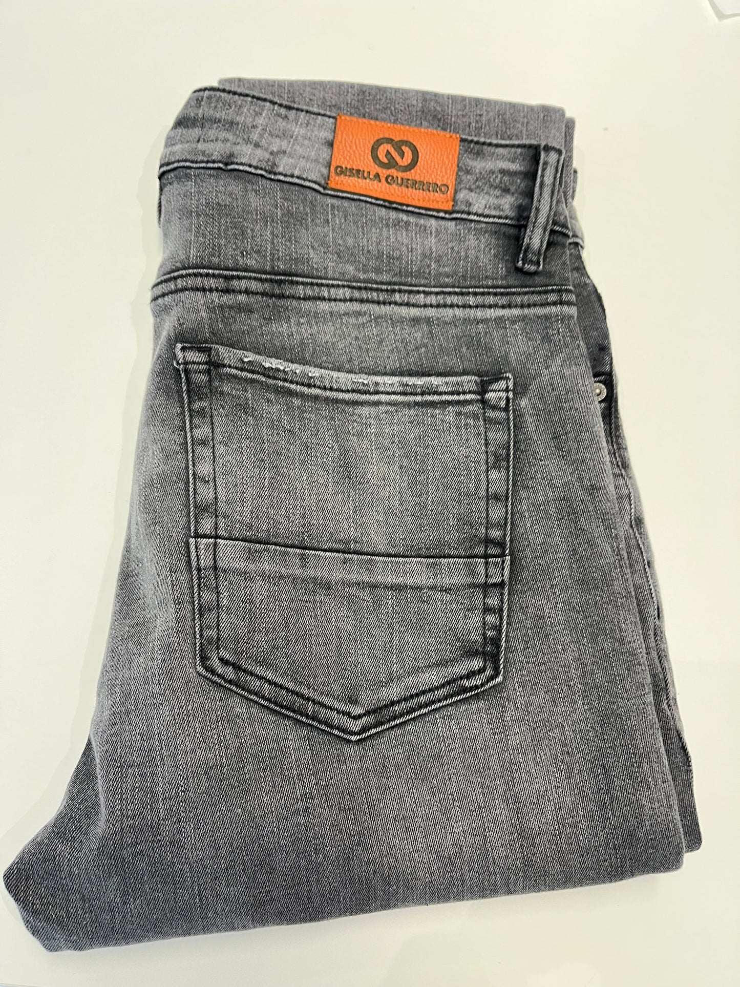 GG028: Gray Denim Jeans